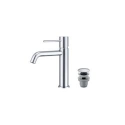 Pack Grifo de lavabo Monza + Válvula click-clack de Imex