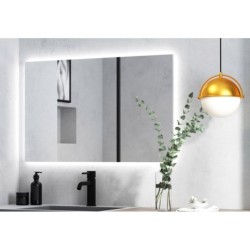 Espejo de baño con luz LED Bruntec Dune