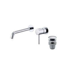 Pack grifo de lavabo empotrado Monza + Válvula click-clack de Imex