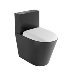 Inodoro de acero inoxidable negro Neus
