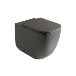Inodoro compacto negro mate Zen