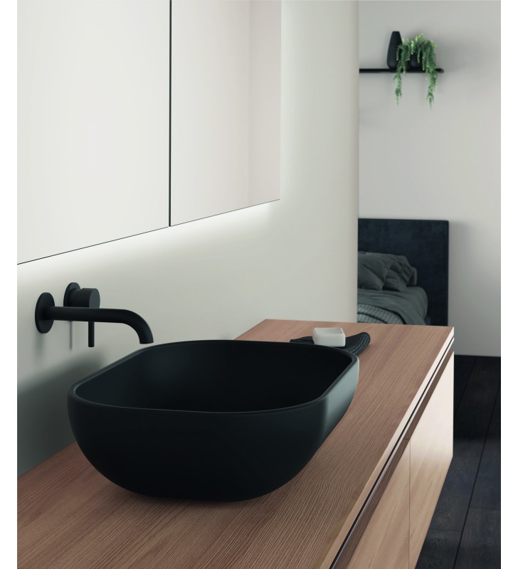 Mueble de baño con encimera de madera Royo Vida