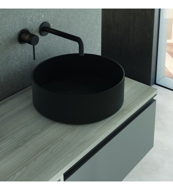 Mueble de baño con encimera de madera Royo Vida