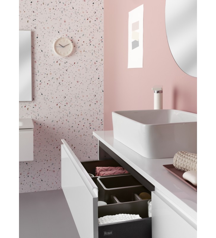 Mueble de baño con encimera de madera Royo Vida