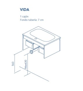Mueble de baño Royo Vida