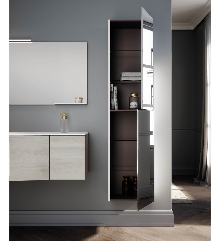 Columna con espejo para baño Royo Mirror