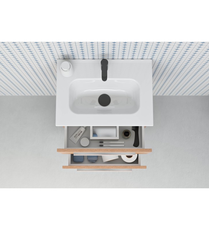 Conjunto completo mueble de baño fondo reducido 35 cm Royo Street