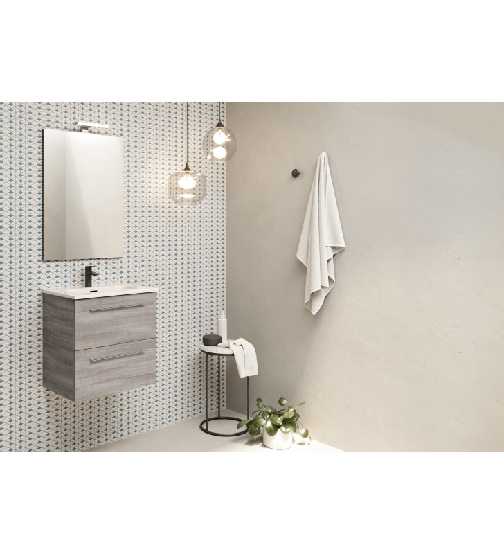 Conjunto completo mueble de baño fondo reducido 35 cm Royo Street
