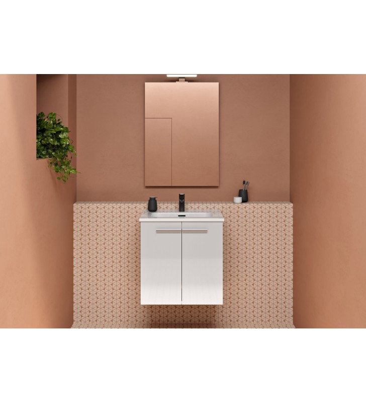 Conjunto completo mueble de baño fondo reducido 35 cm Royo Street