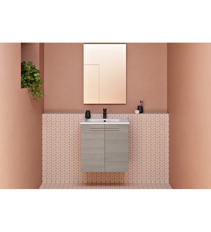 Conjunto completo mueble de baño fondo reducido 35 cm Royo Street