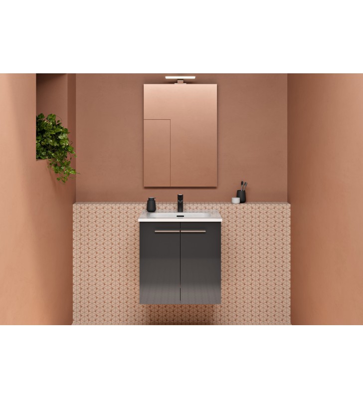 Conjunto completo mueble de baño fondo reducido 35 cm Royo Street