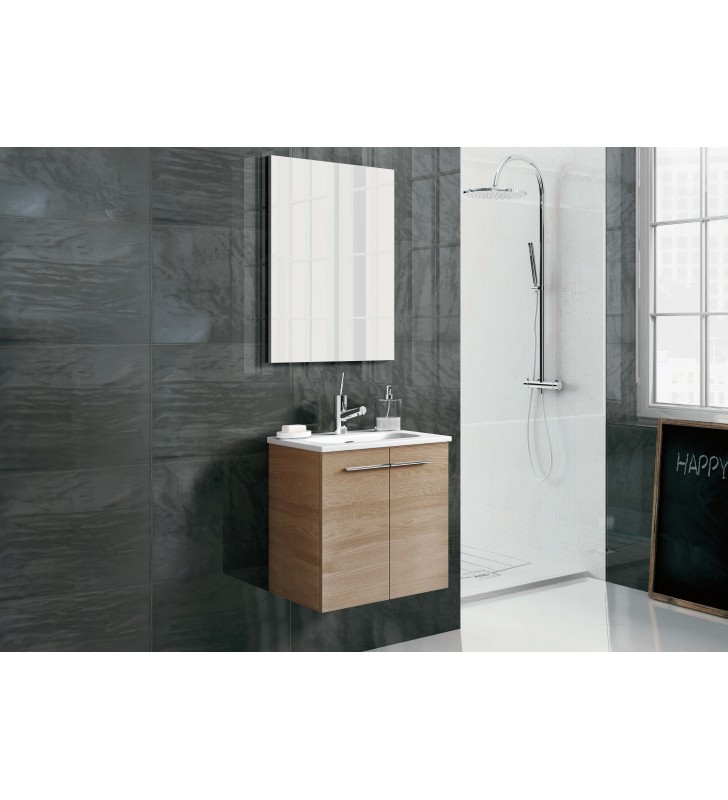 Conjunto completo mueble de baño fondo reducido 35 cm Royo Street