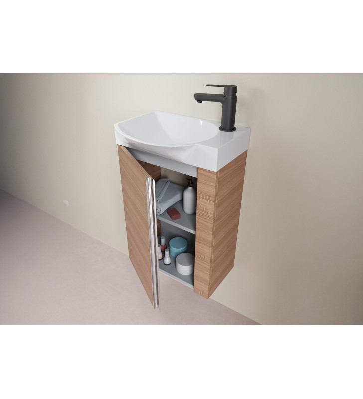 Conjunto completo mueble de baño fondo reducido 34 cm Royo Elegance
