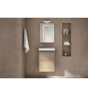 Conjunto completo mueble de baño fondo reducido 27,5 cm Royo Enjoy