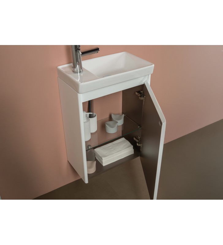 Conjunto completo mueble de baño fondo reducido 27,5 cm Royo Enjoy