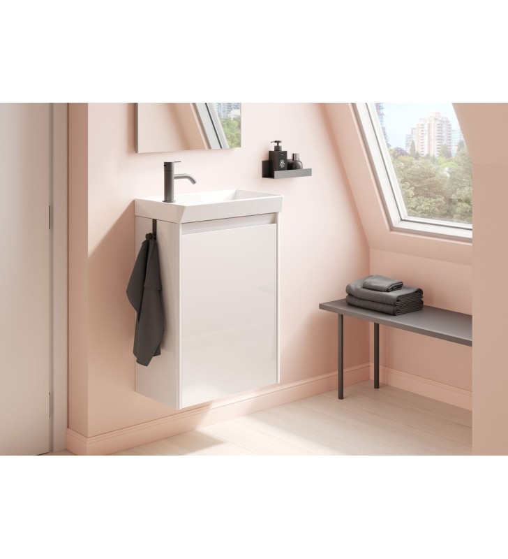 Conjunto completo mueble de baño fondo reducido 27,5 cm Royo Enjoy