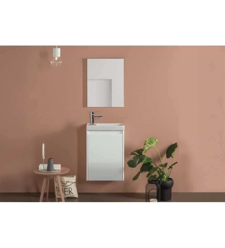 Conjunto completo mueble de baño fondo reducido 27,5 cm Royo Enjoy