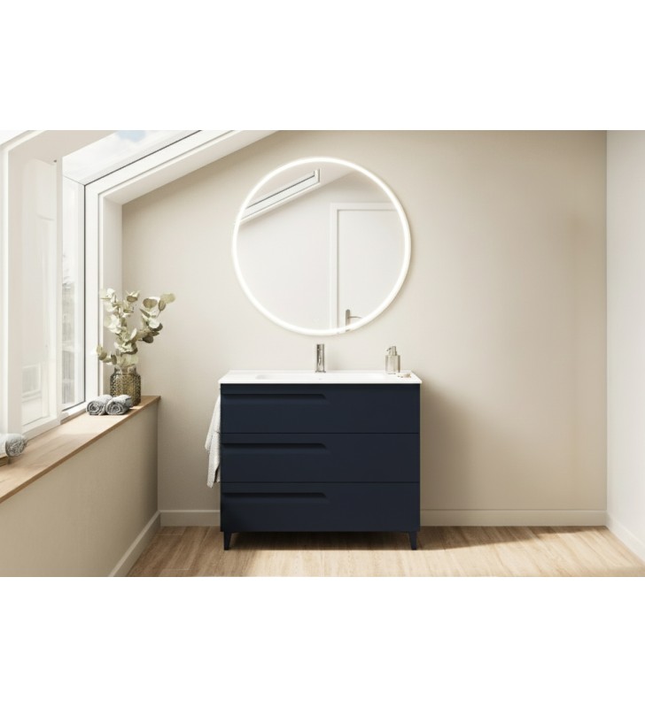Conjunto mueble de baño fondo reducido 39 cm Royo Vitale