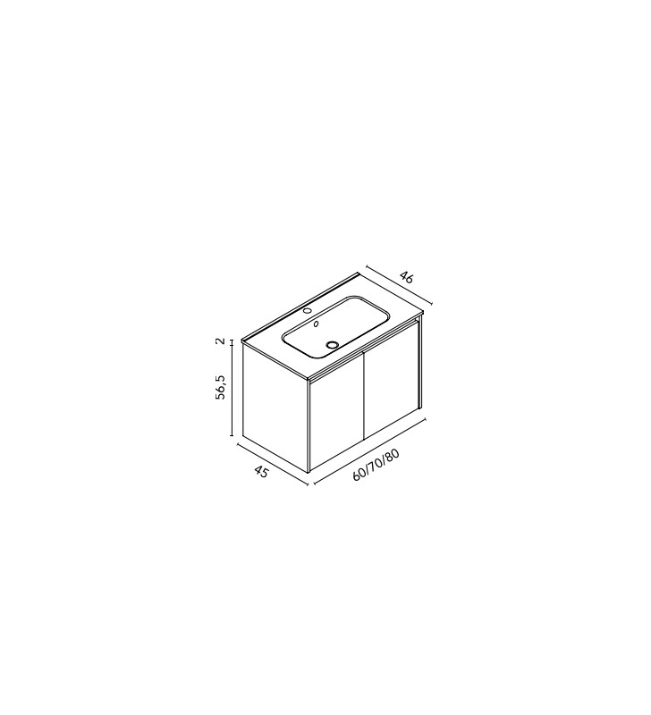 Conjunto mueble de baño Royo Sansa