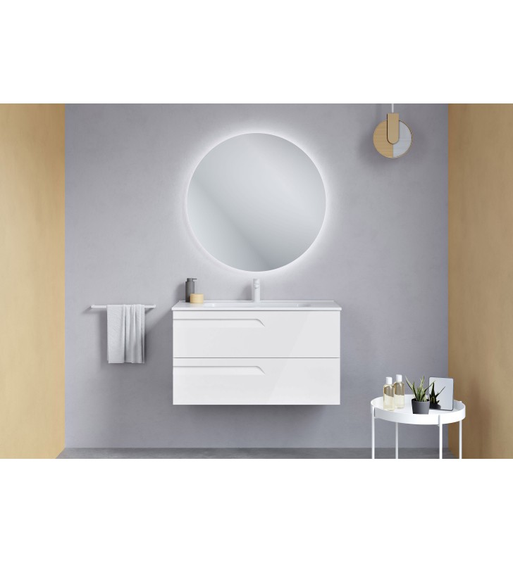 Conjunto mueble de baño fondo reducido 39 cm Royo Vitale