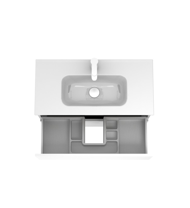 Conjunto mueble de baño fondo reducido 39 cm Royo Vitale