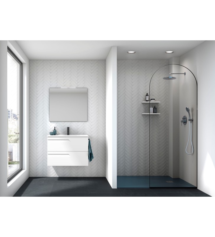 Conjunto mueble de baño fondo reducido 39 cm Royo Vitale