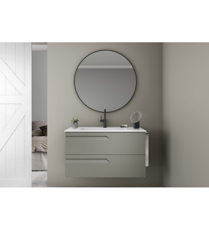 Conjunto mueble de baño fondo reducido 39 cm Royo Vitale
