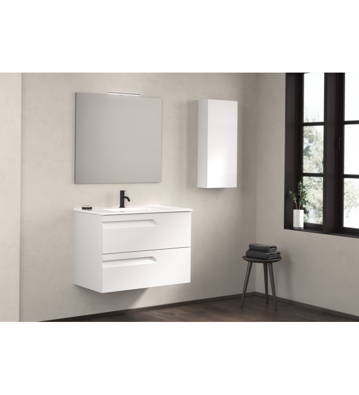 Conjunto mueble de baño fondo reducido 39 cm Royo Vitale