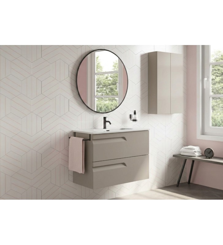Conjunto mueble de baño fondo reducido 39 cm Royo Vitale