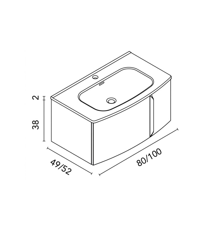 Conjunto mueble de baño Royo Wave
