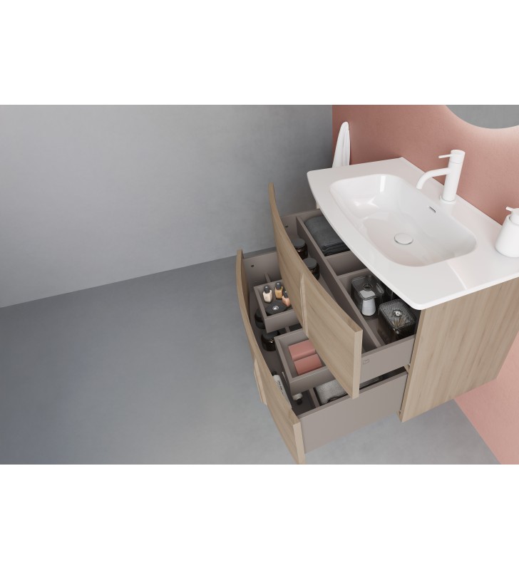 Conjunto mueble de baño Royo Wave