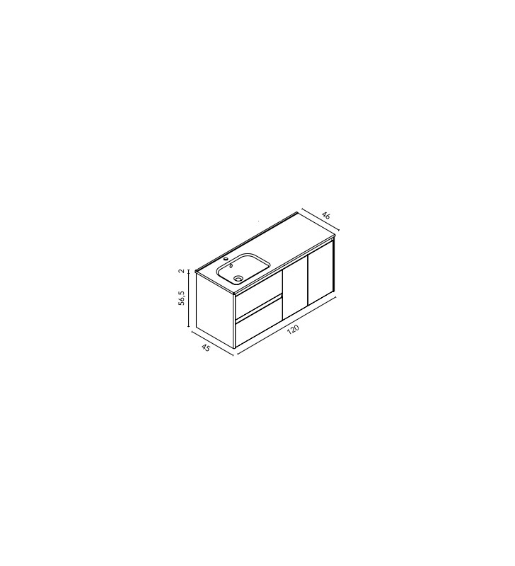 Conjunto mueble de baño Royo Alfa