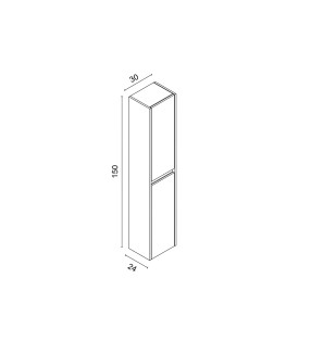 Columna de baño Royo Sansa