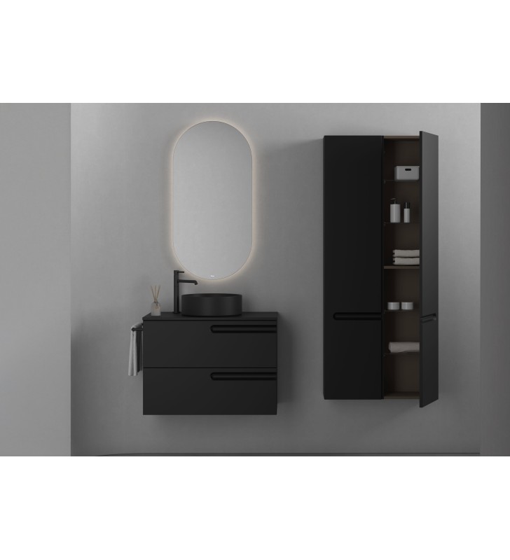 Mueble de baño con encimera de madera Royo Econic