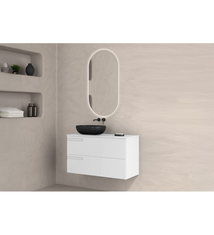 Mueble de baño con encimera de madera Royo Econic