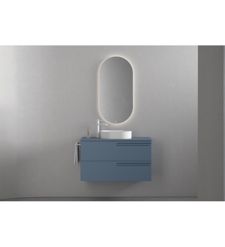 Mueble de baño con encimera de madera Royo Econic