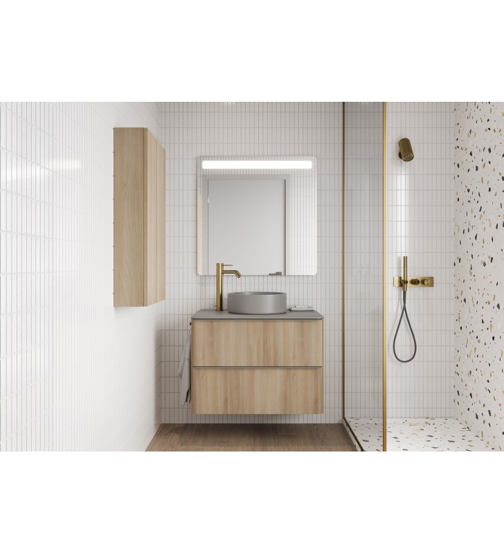 Mueble de baño con encimera arena de resina Royo Dai Top