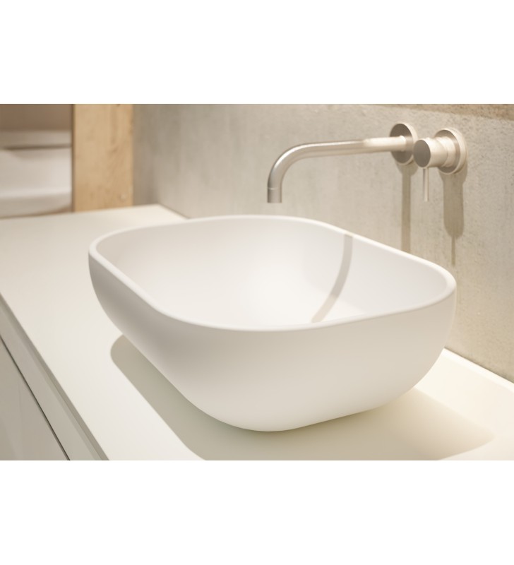 Mueble de baño con encimera de madera Royo Logika