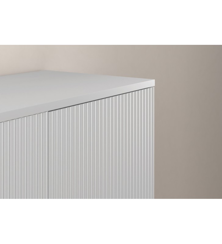 Mueble de baño Royo Bassi con encimera de madera fondo reducido