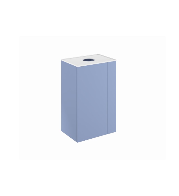 Mueble de baño con encimera solid surface fondo reducido Royo Bassi