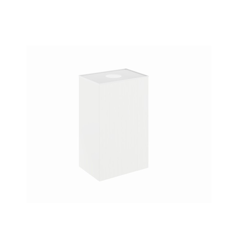 Mueble de baño con encimera solid surface fondo reducido Royo Bassi