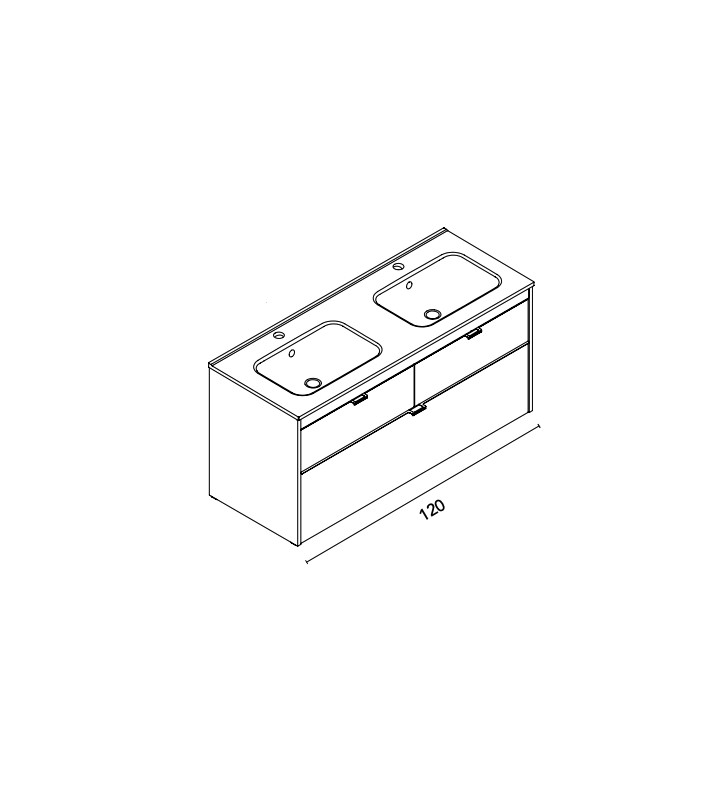 Conjunto mueble de baño Logika Royo